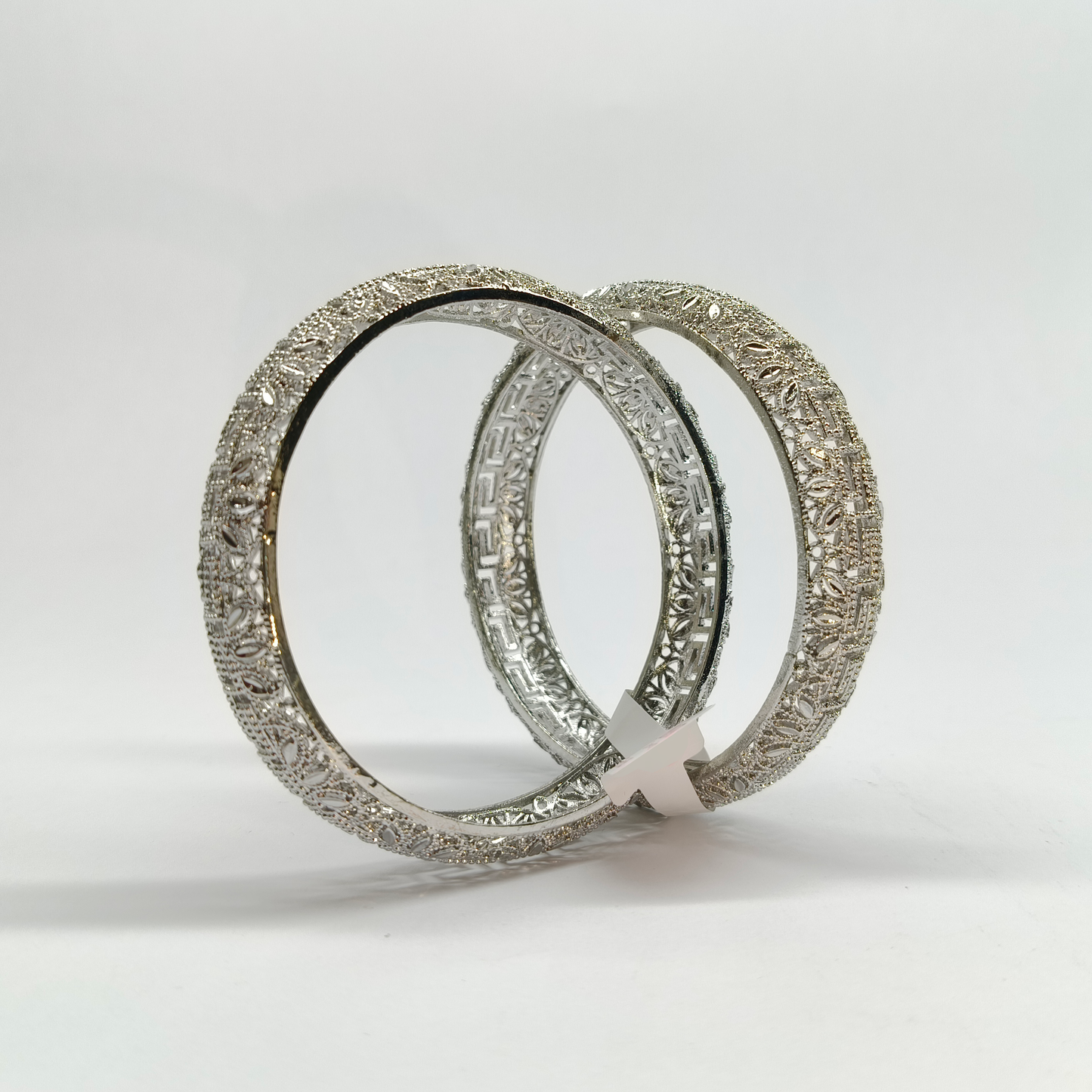 Ornate Silver Filigree Bangles